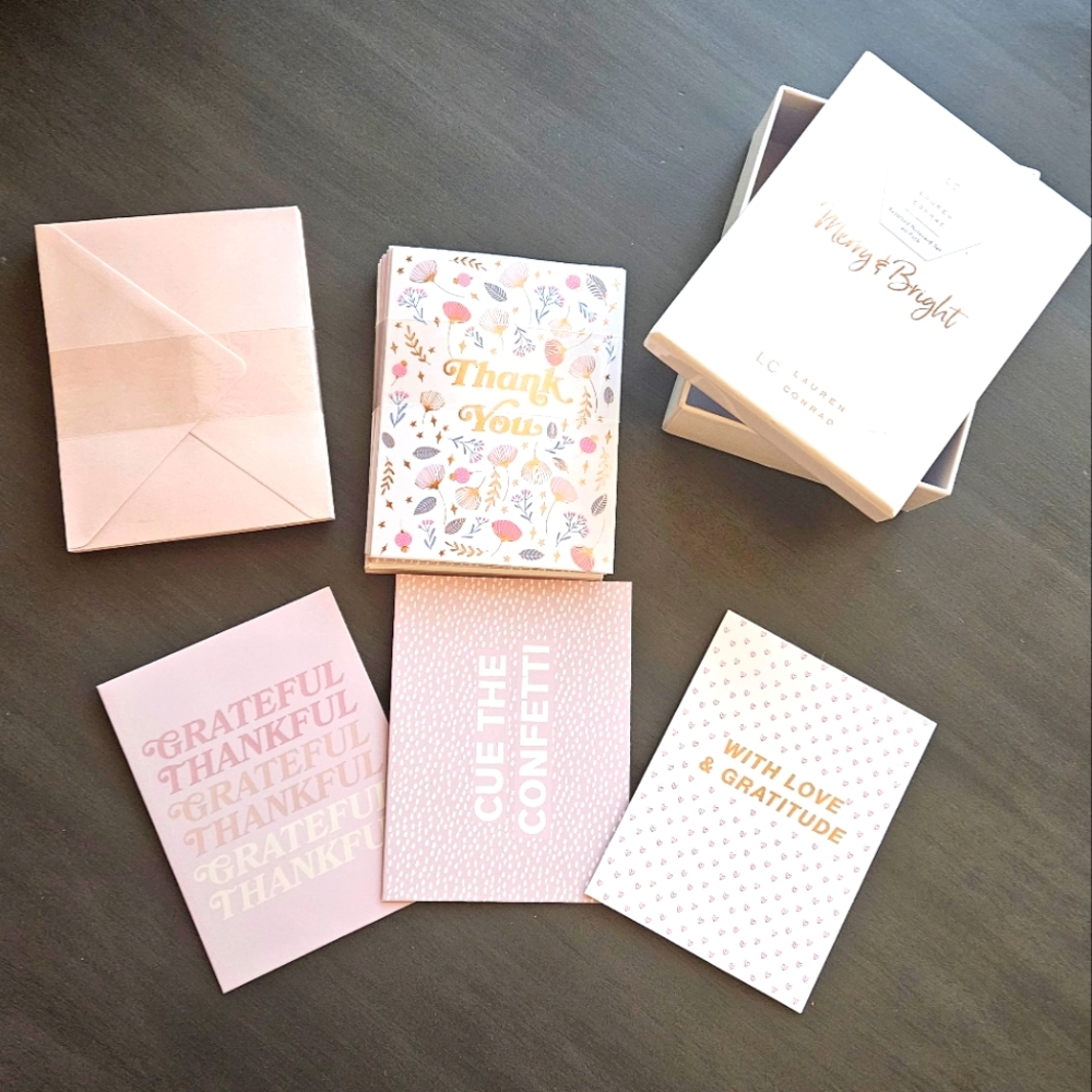 3/$30 Thank You Card Variety Set Floral